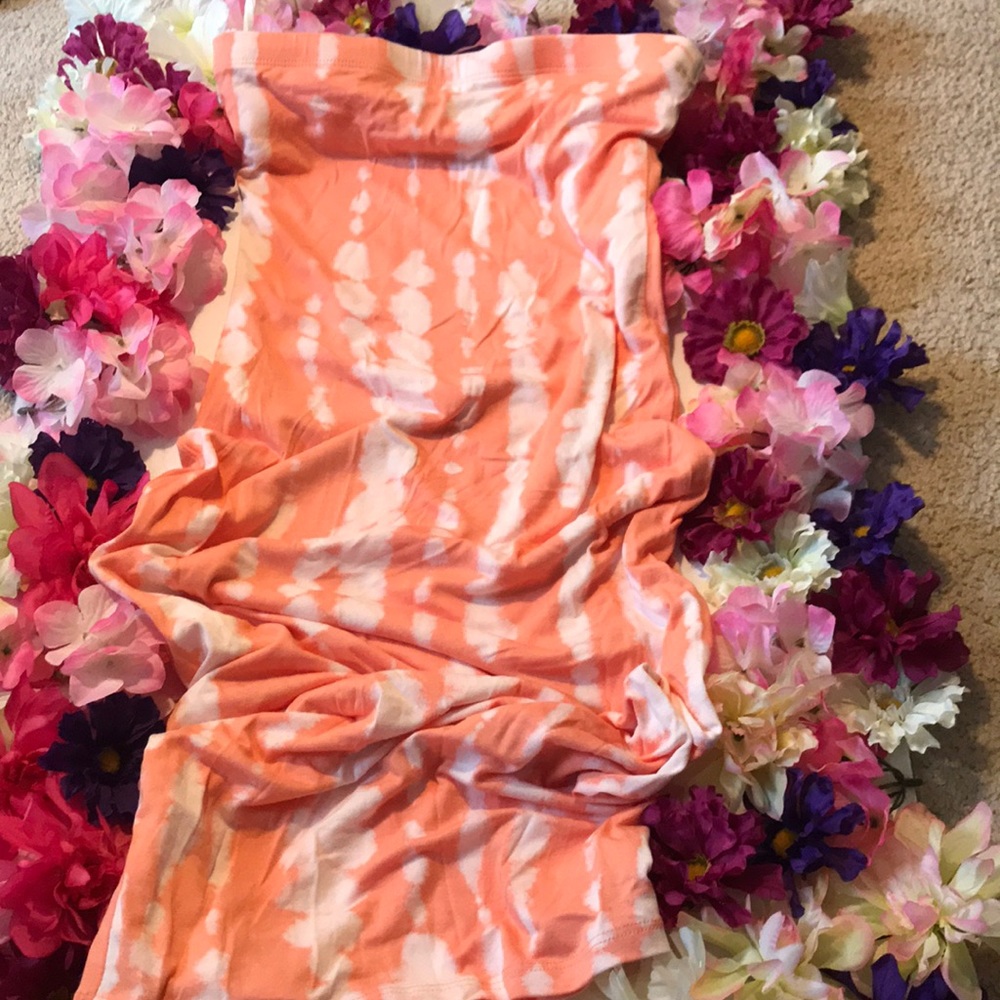 Ankle length fitted dress (sheer past the thigh)